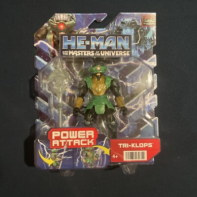 He-Man and The Masters of The Universe Tri-Klops Power Attack Action Figure New