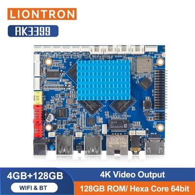 Liontron Rk3399 Hexa Six-Core 64Bit Open Source Motherboard Android Ubuntu Linux