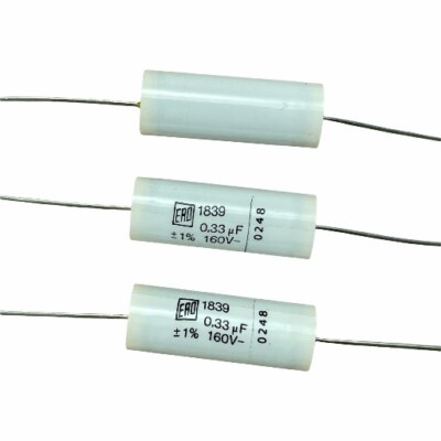 [10pcs] MKP1839433161 MKP 0.33uF 160Vdc 1% AXIAL