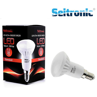 E14 LED Reflektor Lampe Birne Leuchte 5,5 Watt, 400LM und 10LEDs Warm weiß 2900K