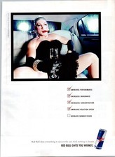 2003 • RED BULL print ad • Vintage Resolves Gender Issues Y2K ADV-51