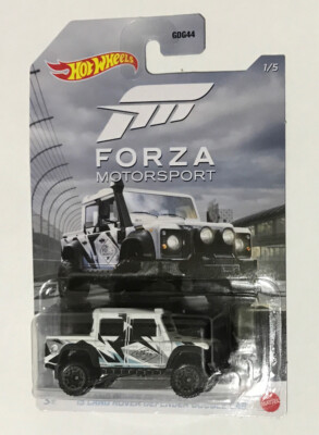 Hot Wheels GDG44-GJV67 Land Rover Defender Double Cab weiß/schwarz - Forza Neu °