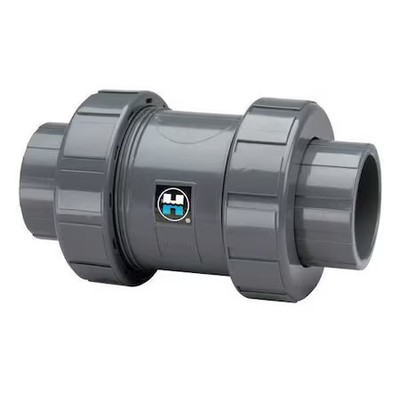 Hayward Flow Control Tc20100f Check Valve, True Union, Ball, 1'', Cpvc/Fpm,