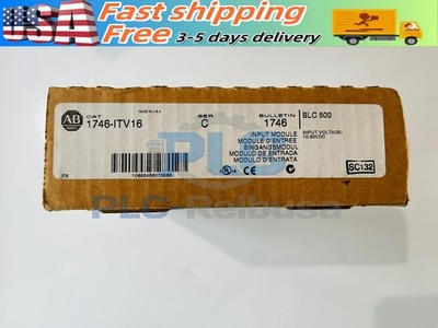 New Sealed AB 1746-ITV16 SER C SLC 16 POINT DIGITAL INPUT MODULE In Stock