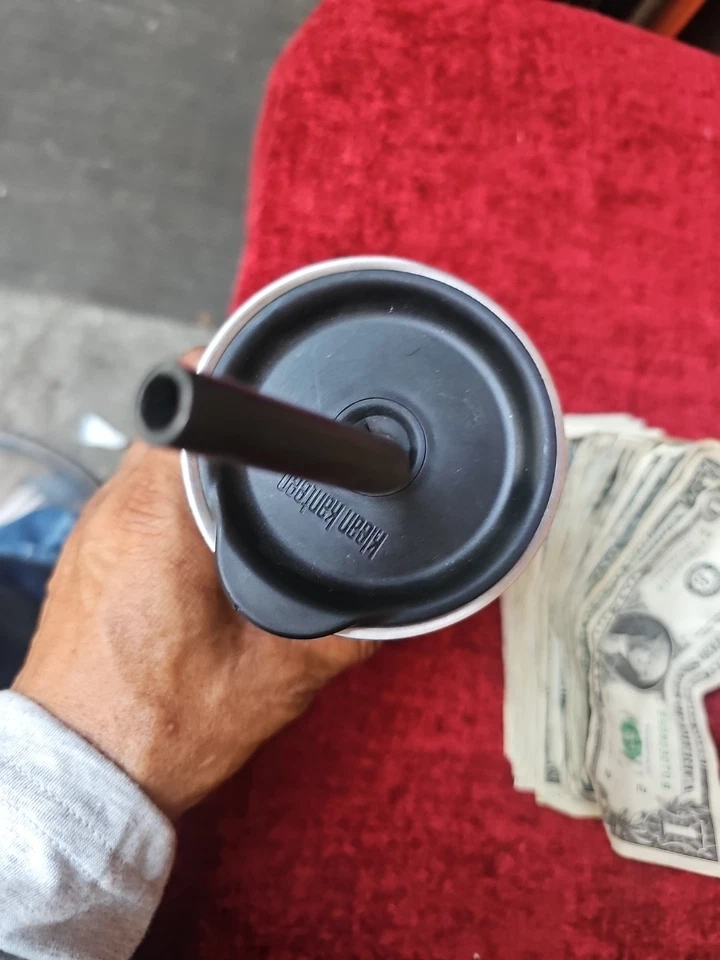 Vaso aislado al vacío de acero inoxidable Peets Coffee Klean Kanteen 16 OZ Foto 4 de 4