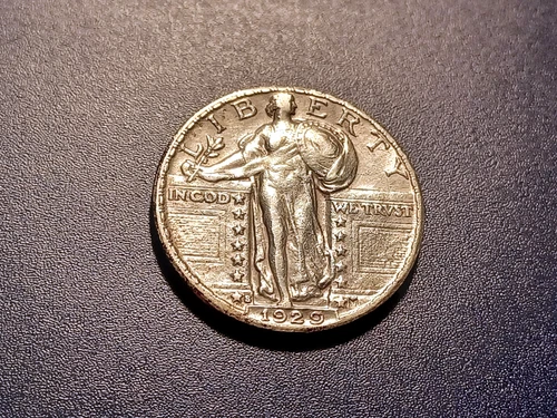 AU 1929-S Standing Liberty Quarter