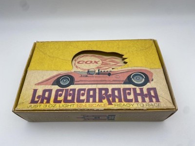 COX LA CUCARACHA 1/24 Scale Slot Car orange with Box Rare 1960s