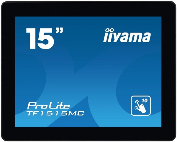 Iiyama Prolite TF1515MC-B2 15 Zoll Monitor Open Frame Touch Display Schwarz-image