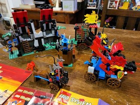 Lego Dragon Masters Lot 6056 6048 6020 6043 1723 Majisto Workshop Dragon Wagon