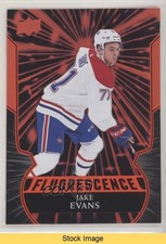 2020-21 Upper Deck Fluorescence Red Jake Evans #F-12 READ 00jz
