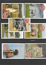 Malawi 2016 Endangered Animals 7 x Sheetlets MNH