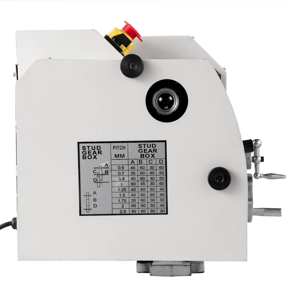Tornio per Metallo 8X14" Tornio Da Banco Di Precisione 650W Tornio Di Precisione - Immagine 4 di 4