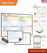 Magnetic Dry Erase Chore Chart Set for Fridge-Used for Multiple Kids-One Chor...