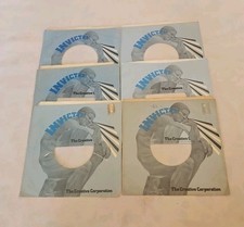 45 RPM 7" RECORD SLEEVES CO. SLEEVE 6 PACK SEE PHOTOS Invictus Records SLV359