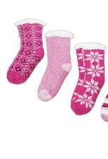 Cuddl Duds Faux Sherpa Socks 5 Pairs Aztec Tweed Stripe Leopard Snowflake