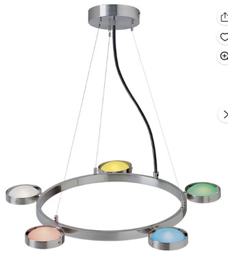 Lite Source Sherbert 5 Light Chandelier