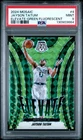 2024 PANINI MOSAIC ELEVATE GREEN FLUORESCENT #4 JAYSON TATUM 6/10 PSA 9
