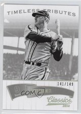 2014 Panini Classics Timeless Tributes Silver 141/149 Gabby Hartnett #51 HOF 1v1