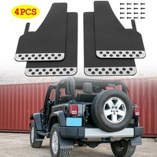 For Jeep Wrangler Rubicon 4pcs Mudflaps Mud Flaps Splash Guards Mudguard Black For Jeep Wrangler Rubicon 4pcs Mudflaps Mud Flaps Splash Guards Mudguard Black