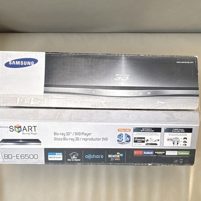 Samsung Smart Blu-ray 3D/DVD Player/Disco Blu ray 3D/Reproductor DVD BD-E6500