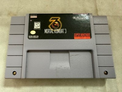 Mortal Kombat 3, Super Nintendo SNES Video Game, Cartridge Only