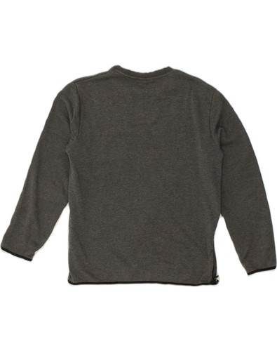 ELLESSE Mens Top Long Sleeve Medium Grey Polyester RQ05 - Picture 2 of 3