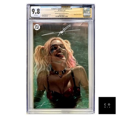 G nort s Swimsuit Ed #1 CGC SS 9.8 Signed Carla Cohen Harley Quinn Ltd to 500