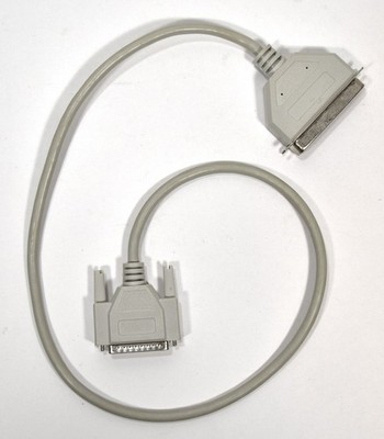 3ft. CN50 Male 50 Pin to DB25 Male 25 Pin Cable, Excellent Condition