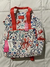 Vera Bradley Recycled Lighten Up Reactive Backpack Cooler Sealife NWT