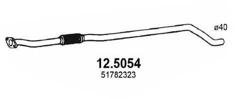 Asso Abgasrohr Mitte FüR Fiat Punto Evo Grande-image