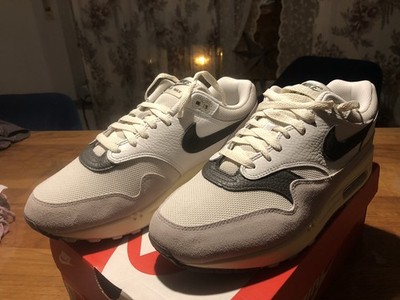 Nike Air Max 1 Light Bone Iron Grey EU 45/US 11 - Neu, nur anprobiert, mit Box