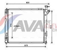 MotorküHler WasserküHler ** Clever FIT ** AVA Clever Choice HY2339 FüR Hyundai 1