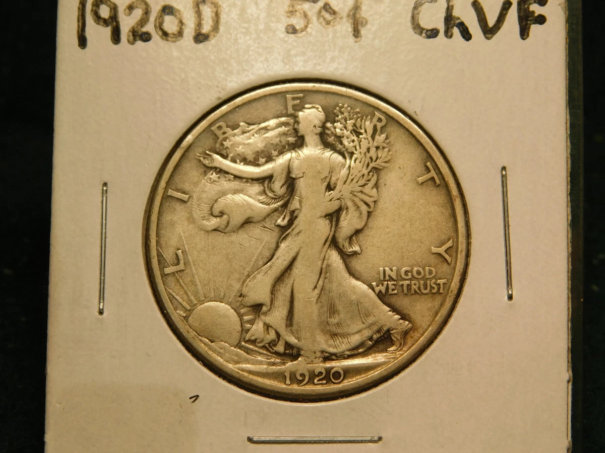 Denver 1920 Year Liberty Walking Half Dollars (1916-1947) for sale
