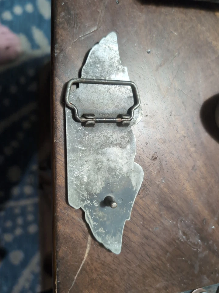 Fivela de cinto alado vintage ADIO skate anos 90/2000 - Imagem 2 de 2