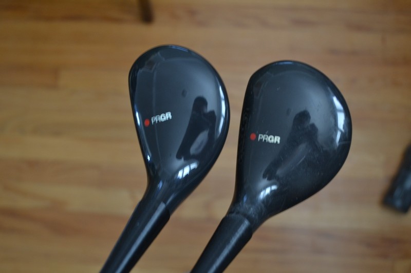 PRGR Golf 3 + 5 Wood Graphite Shaft Made in  Japan  w/ headcover pair LOT
