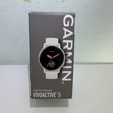 Garmin Vívoactive 5 Active AMOLED 42mm Bluetooth Fitness GPS Smartwatch Ivory