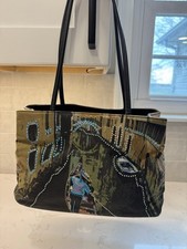 Venice, Italy Print Pocketbook embellished Handbag Tote Neutral Purse