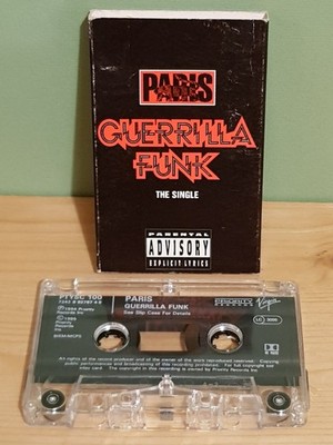 PARIS - Guerrilla Funk (2 Track Cassette Tape Single 1996) FREE UK P&P