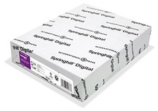 Springhill White 8.5 x 14 Cardstock Paper, 67lb Vellum Bristol, 147gsm, 250 Sh
