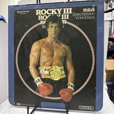 ROCKY III CED VIDEO DISC B06003755