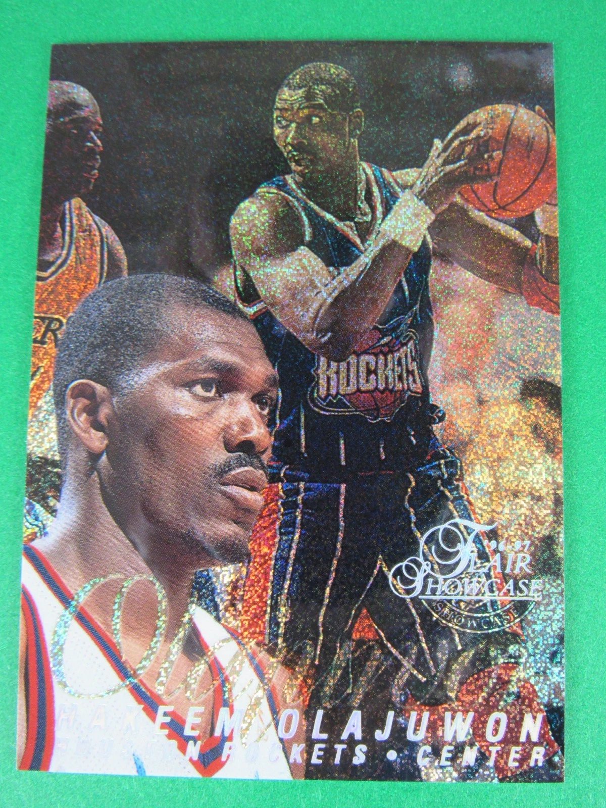 1996-97 Flair Showcase #14 Hakeem Olajuwon Row 0 Mint WX506