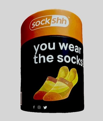 sockshh No-Show Socks Joy of Feet Striped Non-Slip Reinforced 1 Pair 6-9