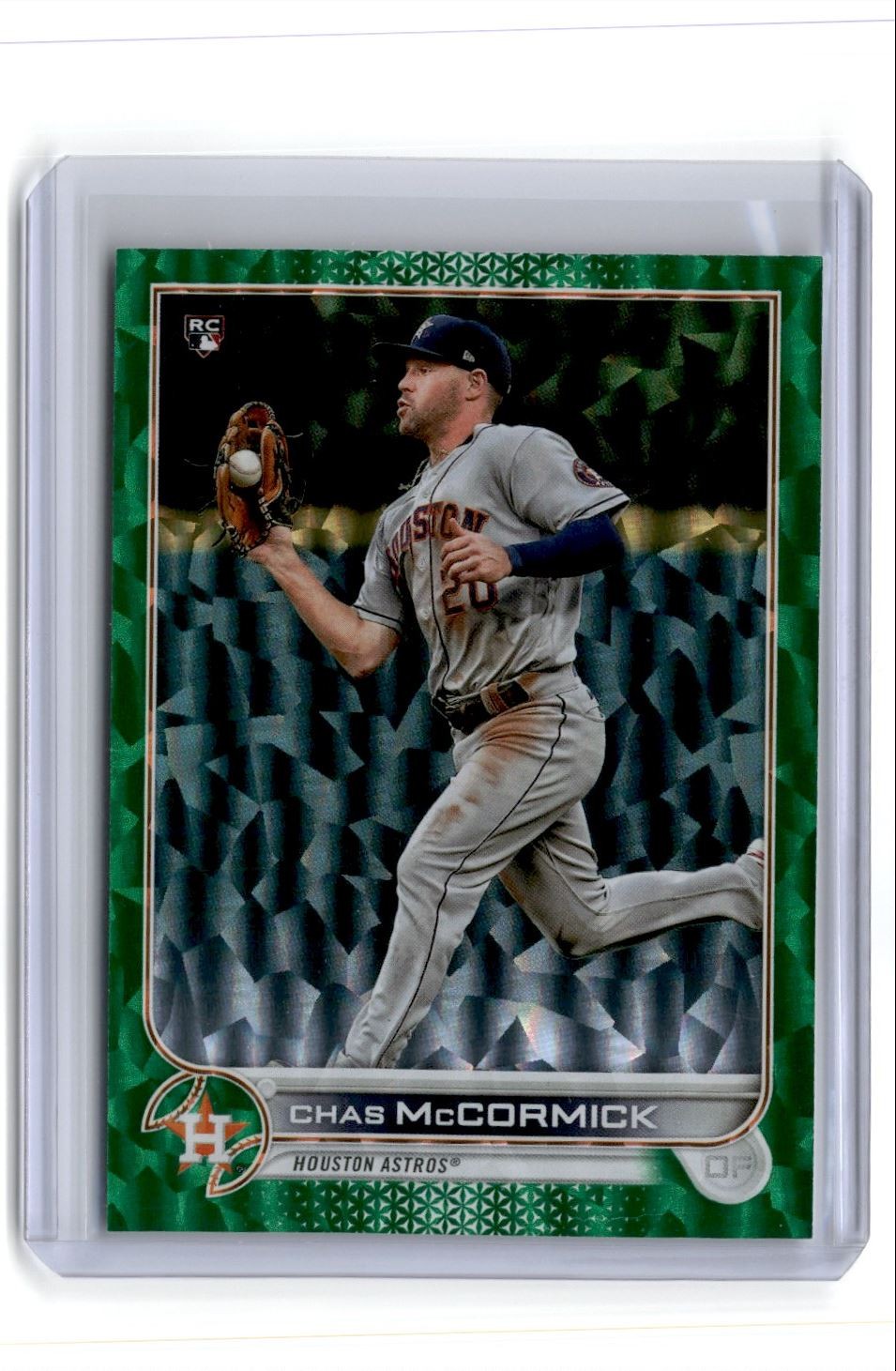 2022 Topps Green Foil Chas McCormick Rookie 460/499 Houston Astros #135