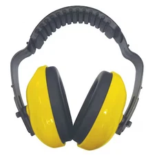 Condor 26X628 Over-The-Head Ear Muffs, 19 Db, Condor, Yellow