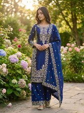 3 Piece Readymade Salwar Kameez Pakistani Indian Women Wedding Party Dress