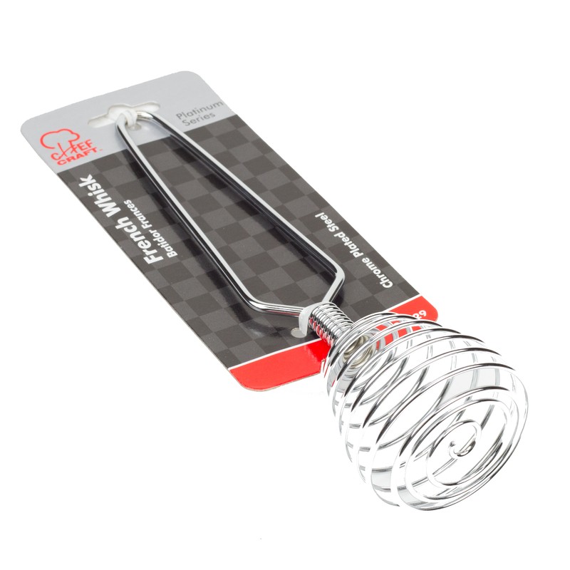 Chef Craft 20629 Chrome Plated Steel French Whisk 7-1/4 Dia. in. (Pack of 3)