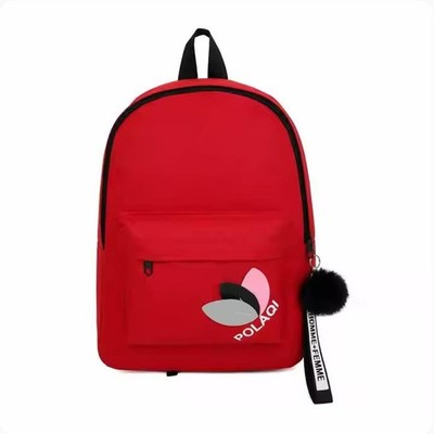Large Capacity Casual Japanese Style Sports Backpack Zipper Simple Design