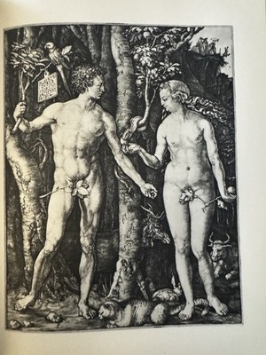  Adam And Eve  By Albrecht Durer. Print Only.