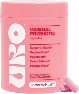 O Positiv URO Vaginal Probiotics for Women pH Balance 