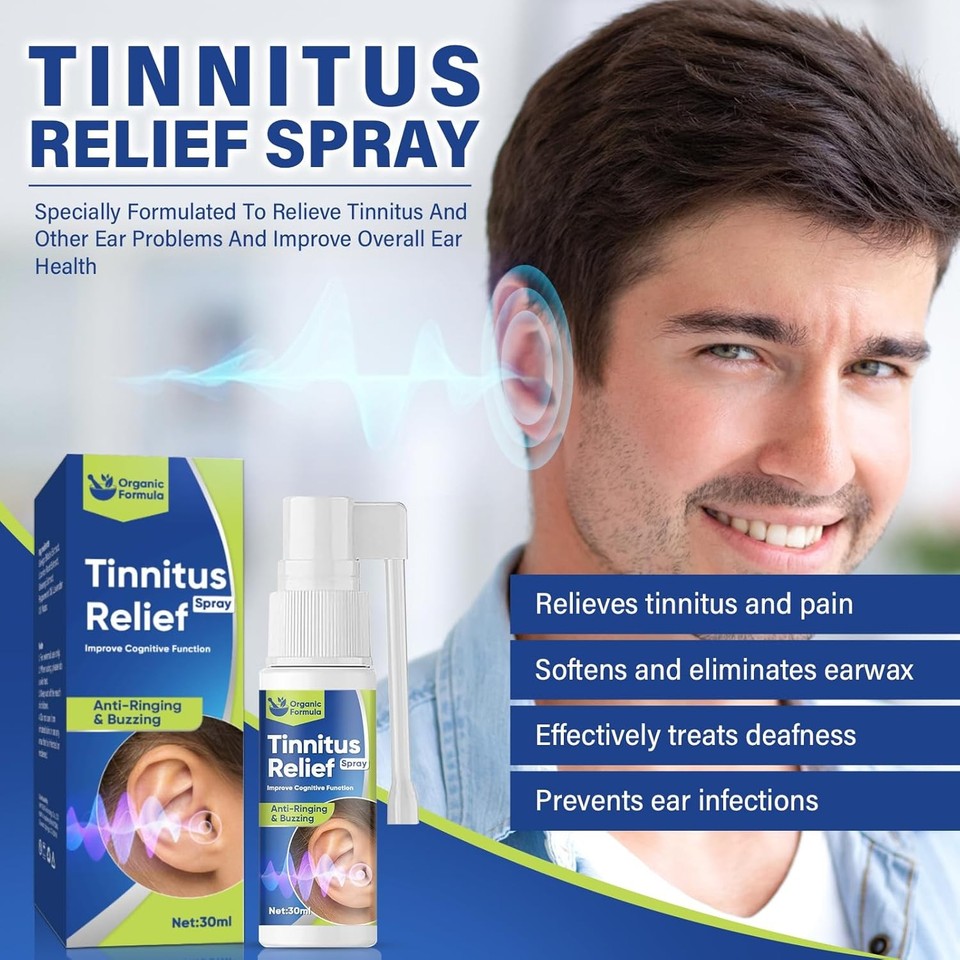 Stop Ringing Ear Drop Tinnitus Relief Spray Ringing Ears Drops Natural Treatment Stop Ringing ...